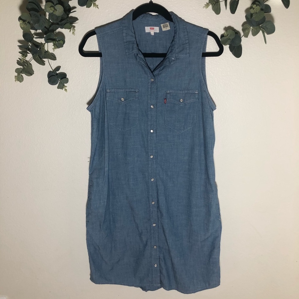 Levi’s Light Denim Tank Dress